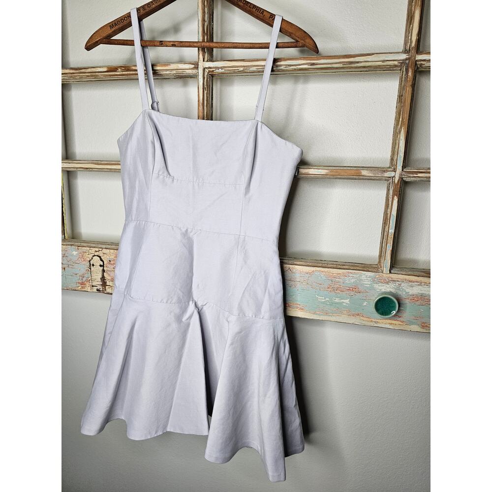 Halston Heritage Faille Light Lavendar Womens Mini Dress Ladies size 2
